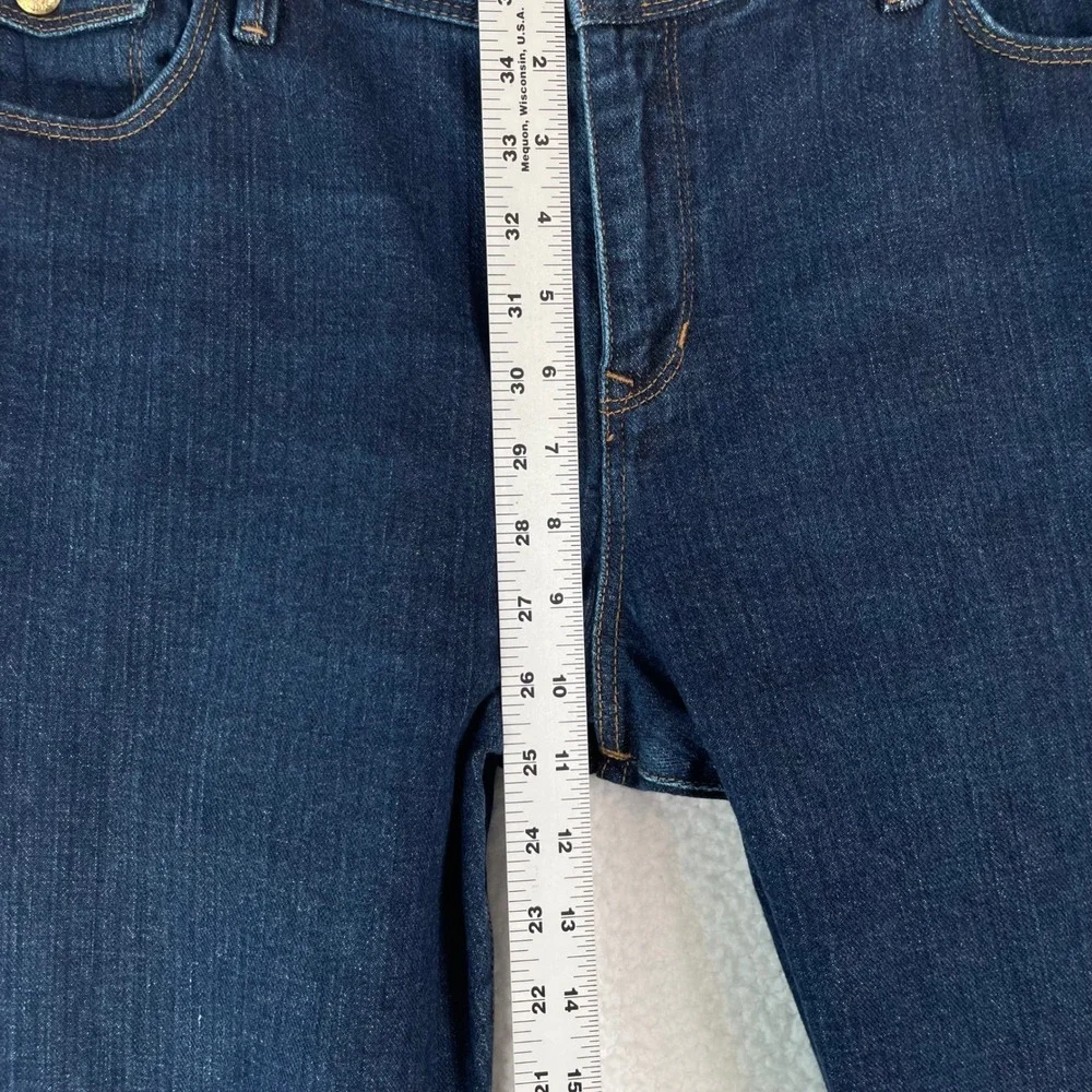 Lauren Ralph Lauren Boyfriend Fit Jeans Dark Wash Straight Leg Size 10 Classic